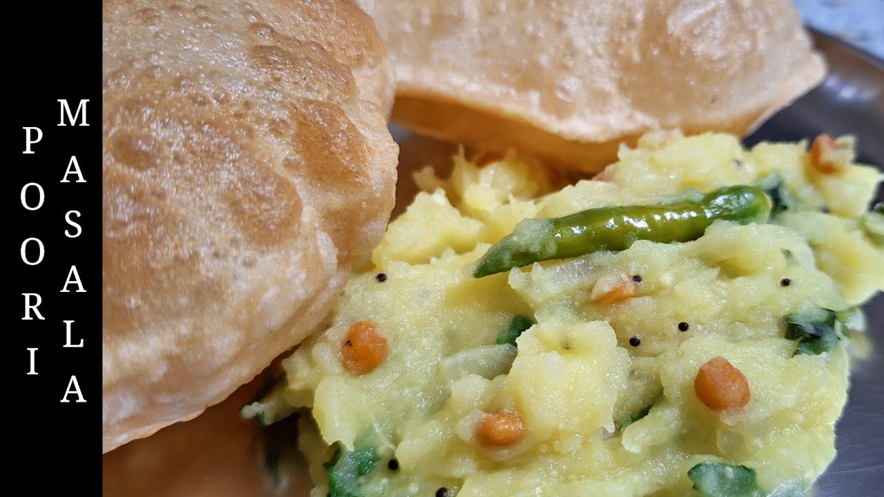 Poori Masala/Potato masala/puri kilangu