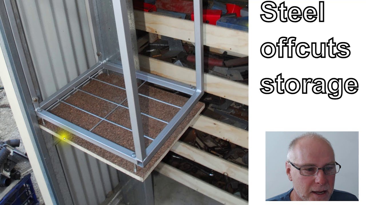 Make your own steel offcuts storage rack