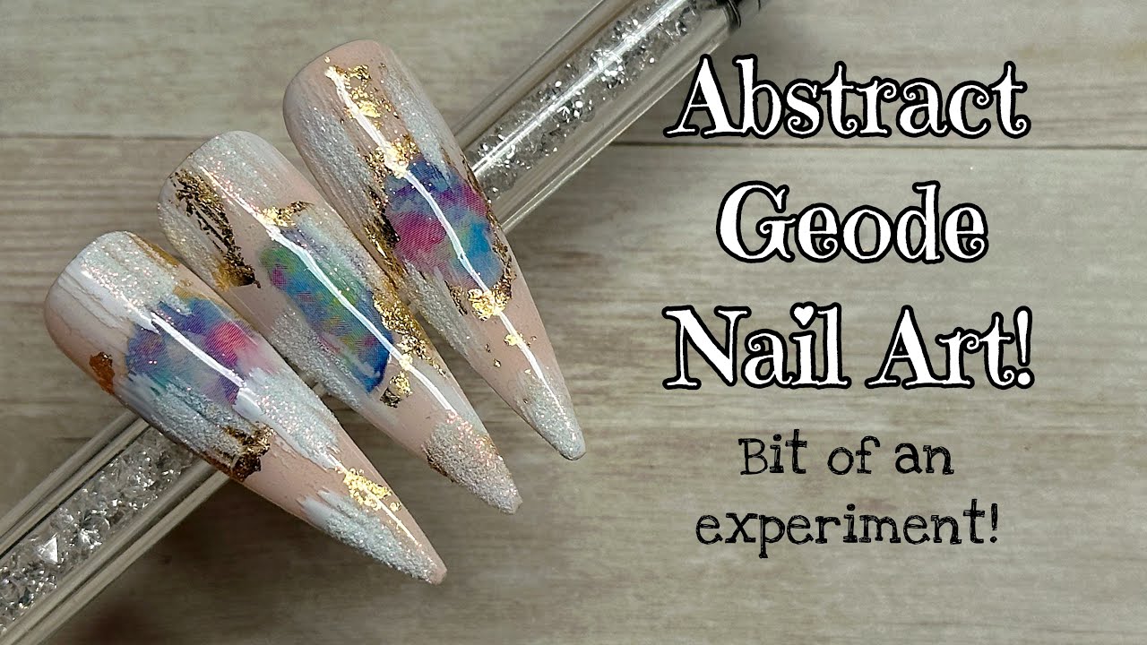 Abstract Geode Nails | Madam Glam | Nail Sugar