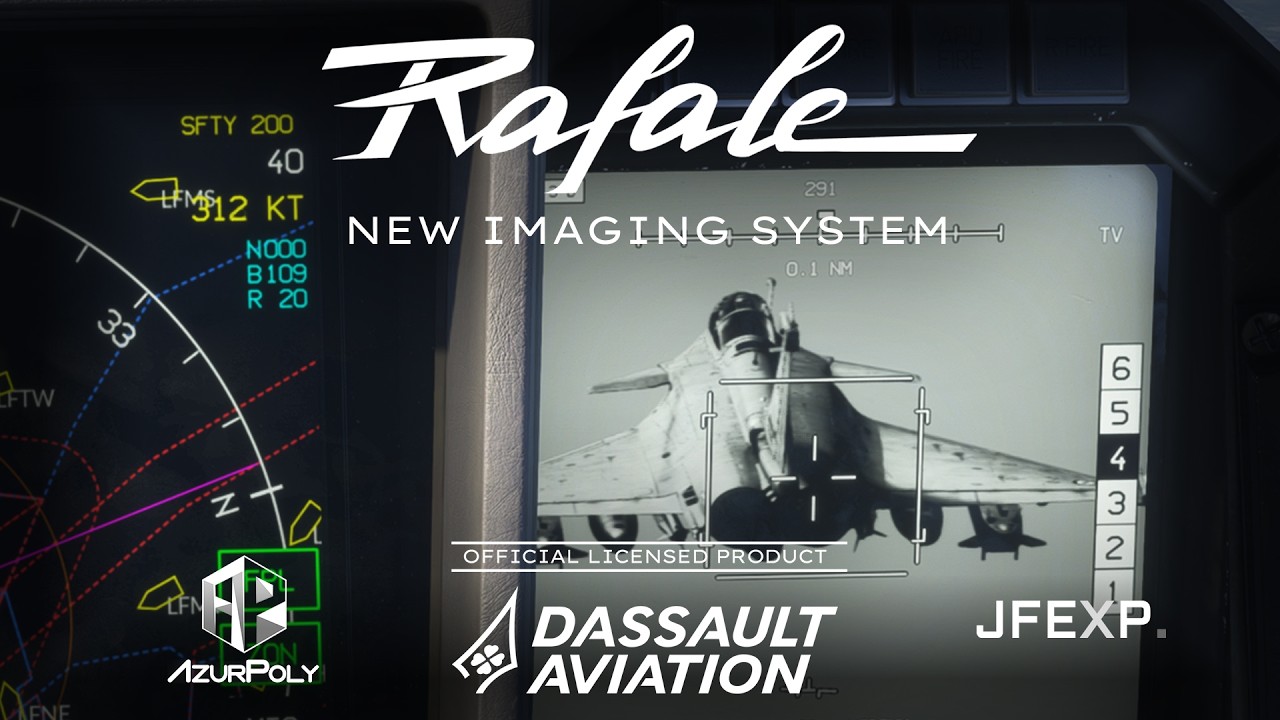 AzurPoly - Dassault Rafale - New Imaging System - Microsoft Flight Simulator 2024