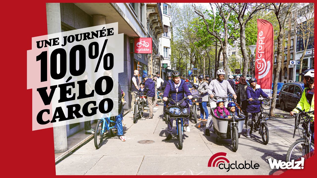Une journée 100% vélo cargo, avec Cyclable Paris