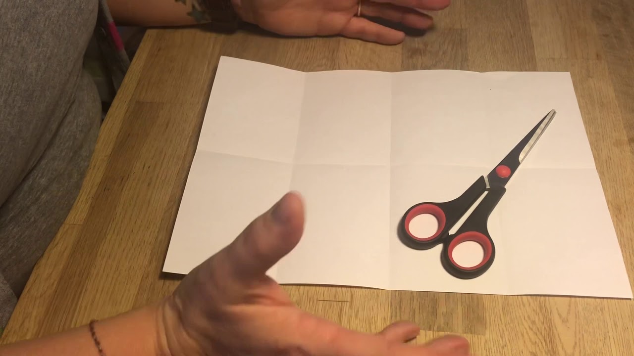 Fold en bog ud af et A4 papir