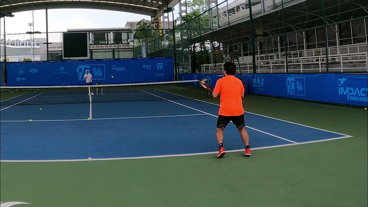 Hi10spro training to hit the new forehand