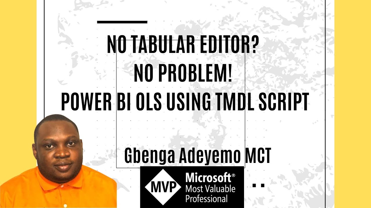 Create Object Level Security (OLS) in Power BI Desktop Using TMDL Script , No Tabular Editor Needed!