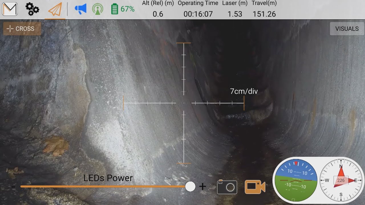 Inspection égout IDf avec le ROView