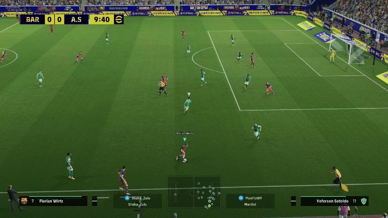 PES FC| LEAGUE B | W4 l BARCA vs ST ETTIENNE