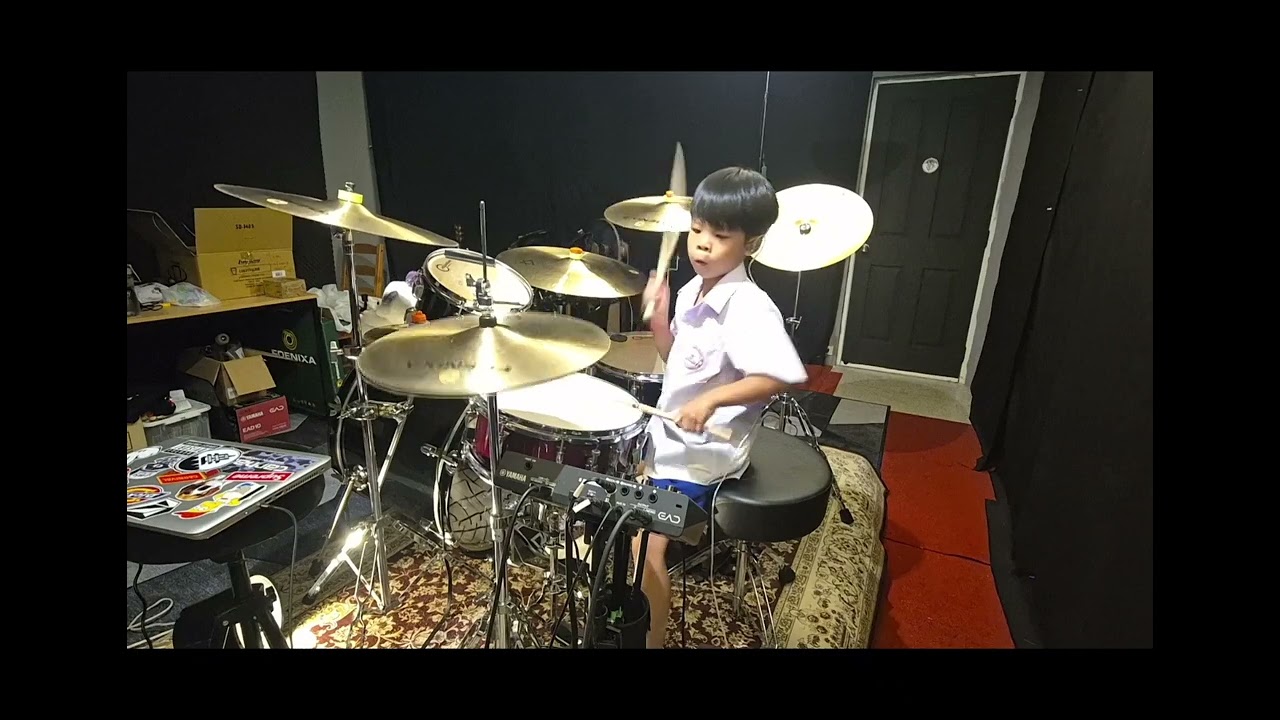 Faint - Linkin Park  [ Drum cover I Tantham Drummer 6.11y ]
