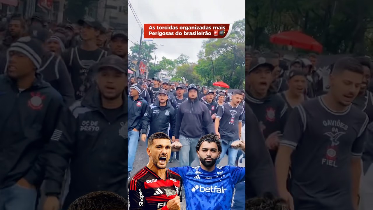 As torcidas organizadas mais PERIGOSAS do mundo!!😱 #futebol #futebol #futebolbrasileiro