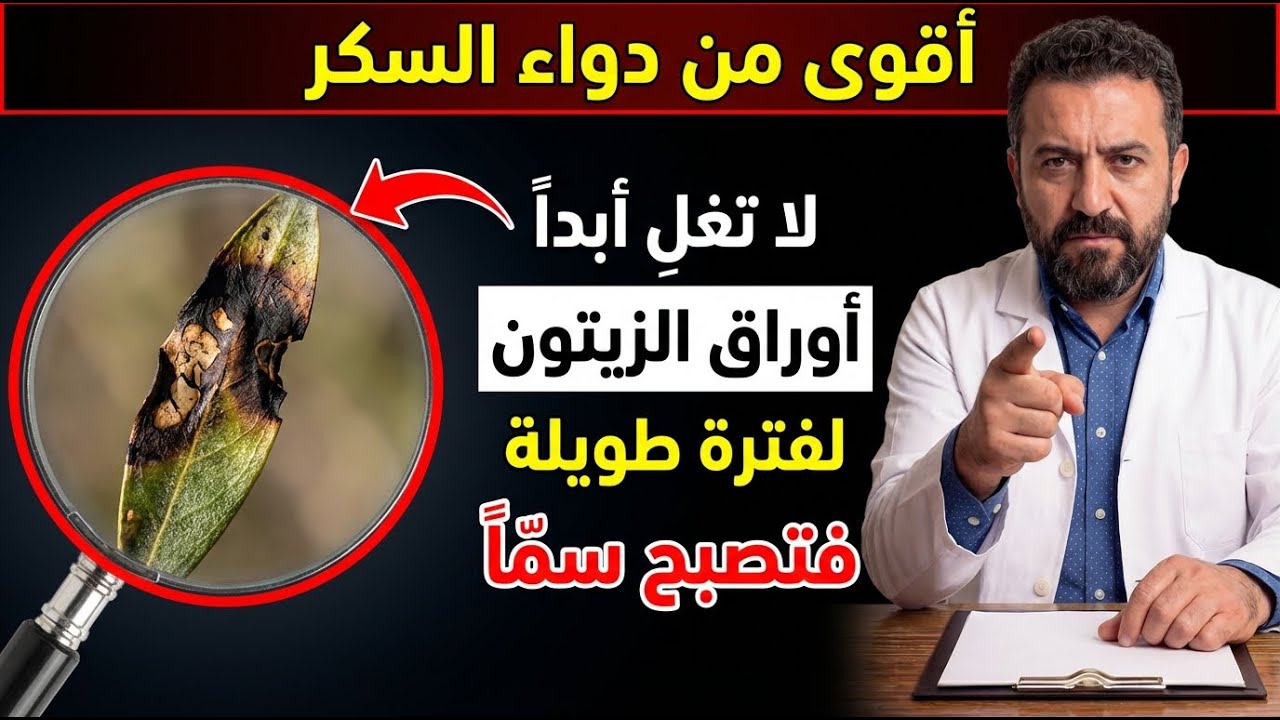 لمرضى السكري: توقف عن حرق أوراق الزيتون! الطريقة الصحيحة لنسف السكر التراكمي