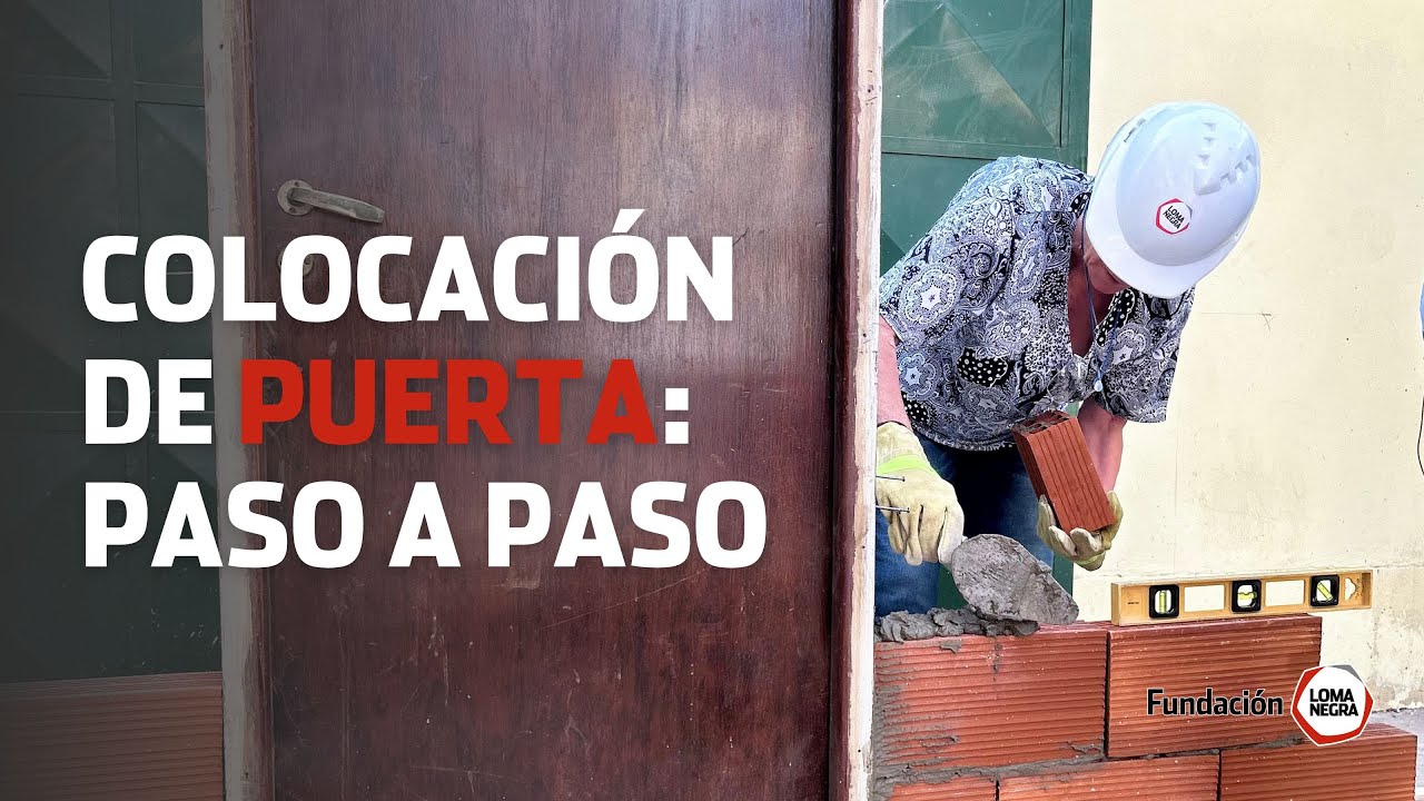 Colocación de aberturas y Mampostería Paso a Paso 🛠️ - Fundación Loma Negra