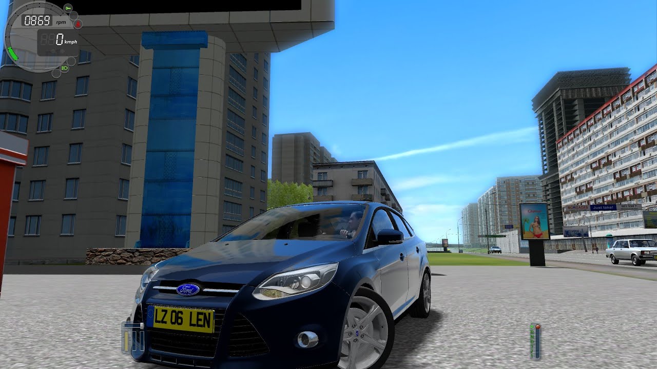 City Car Driving 1.4.1 Ford Focus MK3 Sedan [Logitech G27]