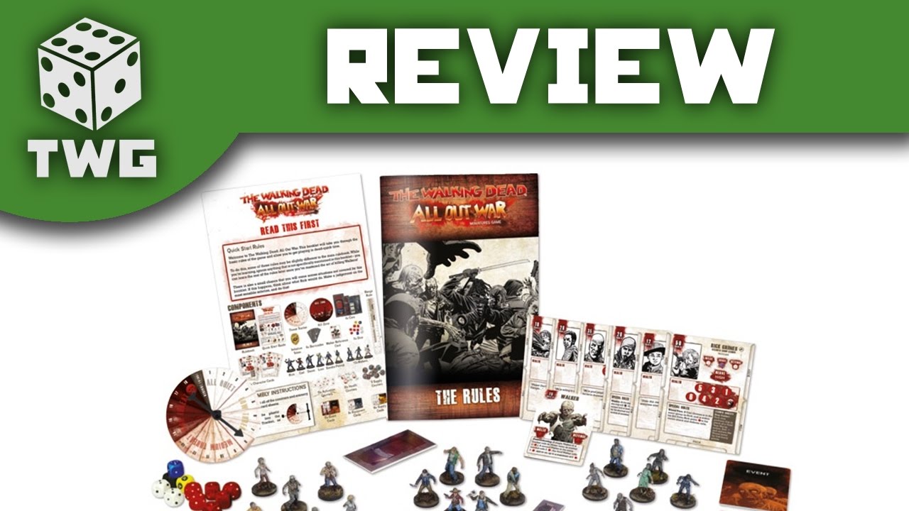 The Walking Dead All Out War: Starter Set Unboxing