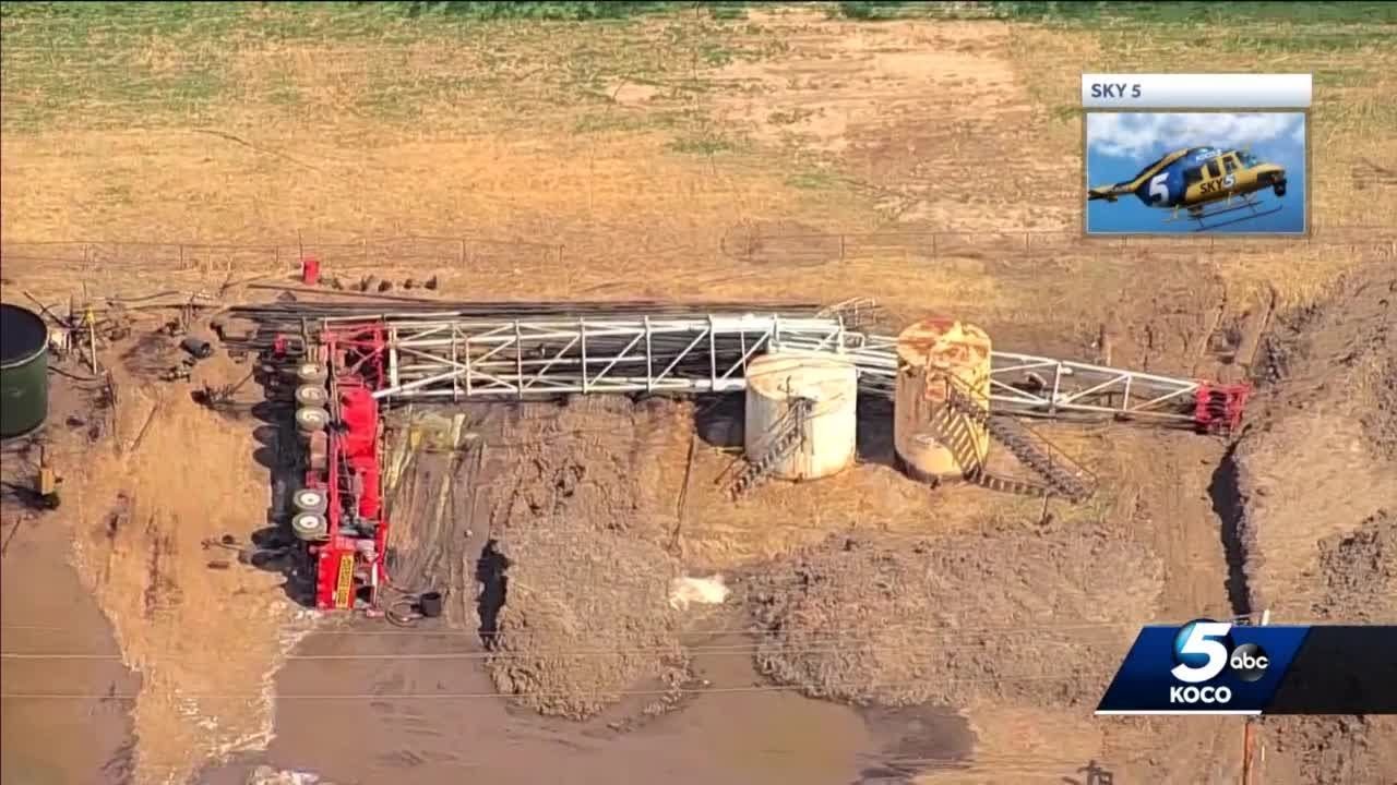 Blackwell oil rig accident kills one, injures another