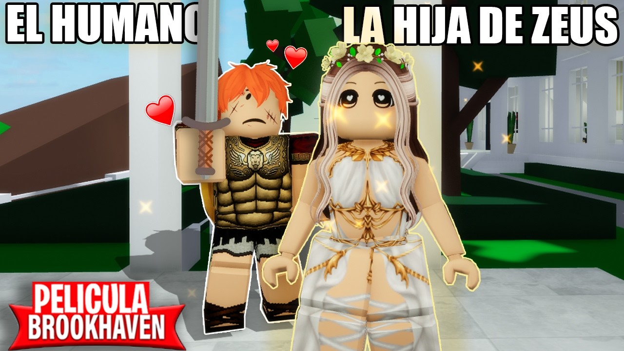 LA HIJA DE ZEUS Y EL HUMANO ⚡💕 BROOKHAVEN PELICULA 🏡 @Nɪᴅʟy