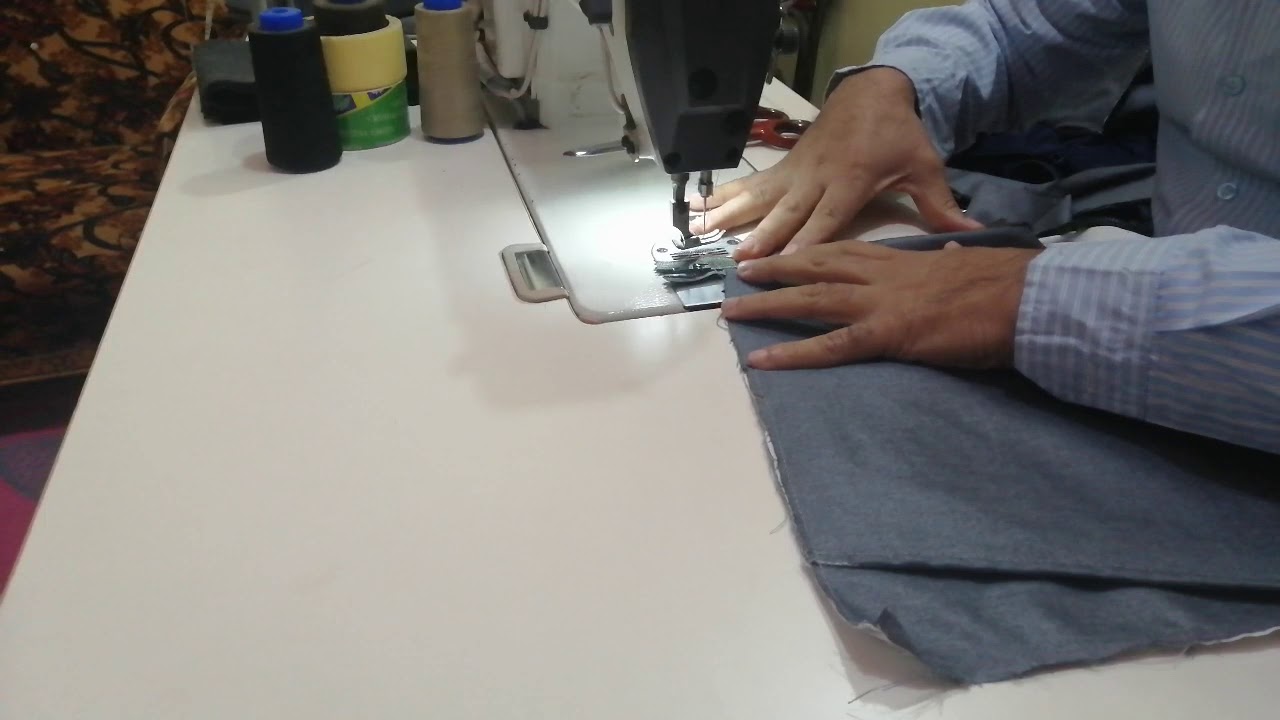 تجميع البنطلون الرجالي الجزء الاول