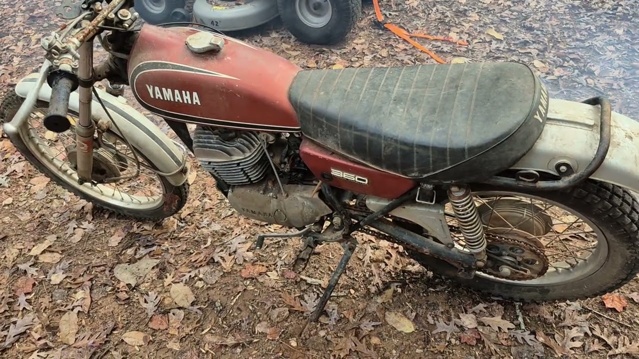 1972 Yamaha Rt1 360 .parked for 30years . 
