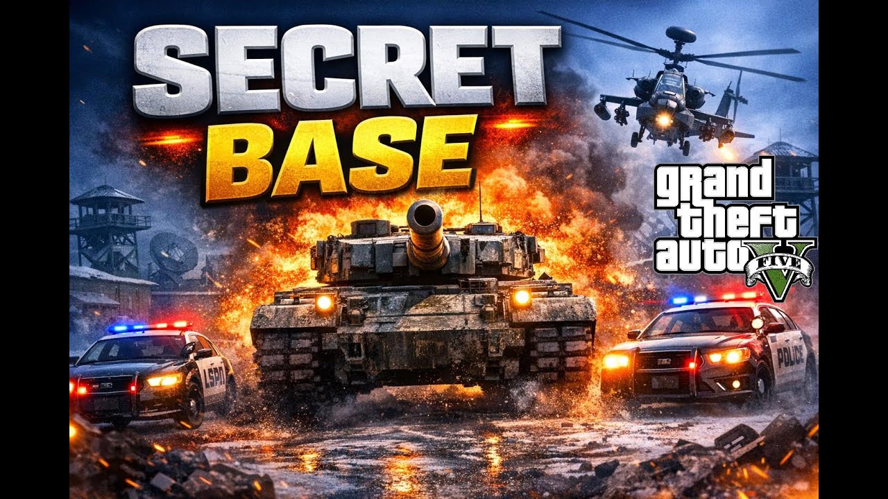 GTA 5 – I Found a Secret Base… Everything Exploded