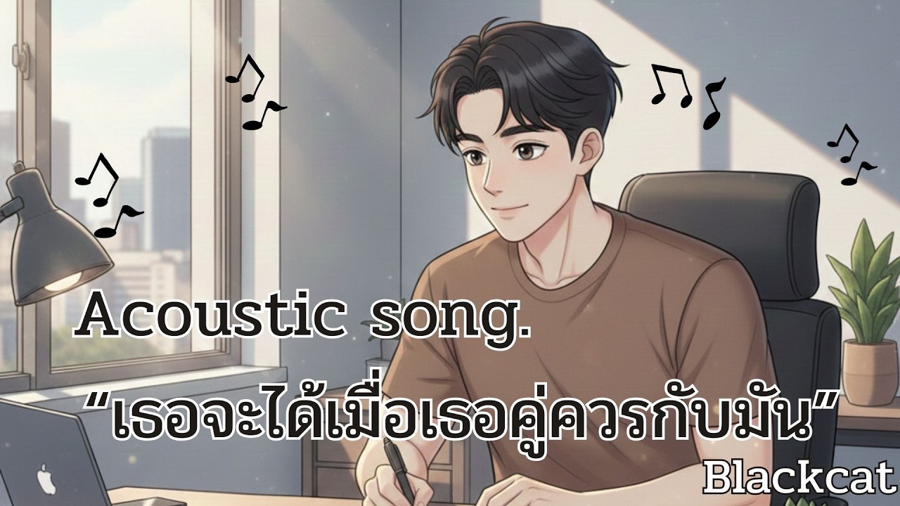 ไม่ต้องขอ แค่คู่ควร acoustic song🎸