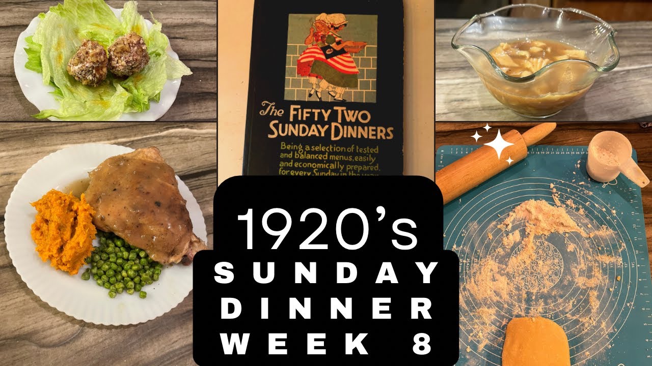 Recreating Recipes From The 1920s | Fried Chicken a la Hazelton | Floating Islands