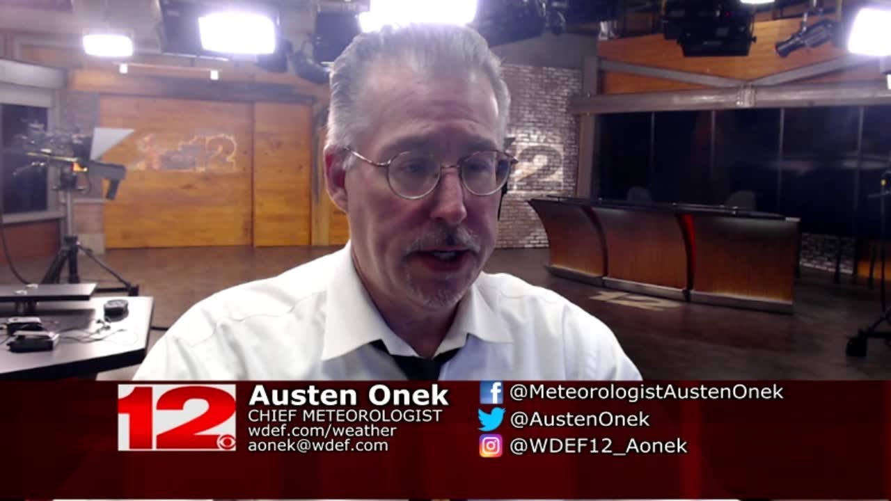 YOUR WDEF-TV NEWS 12 FORECAST UPDATE FOR FRIDAY EVENING