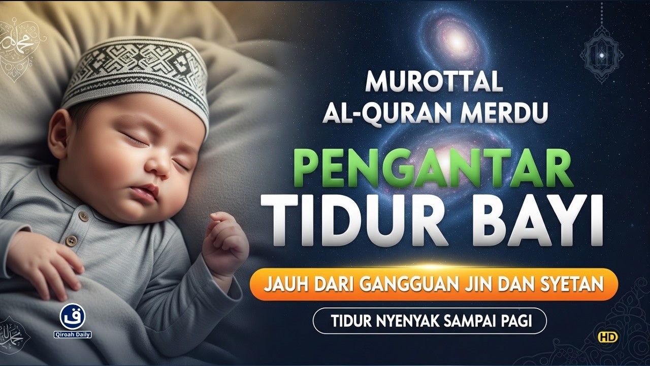 MUROTTAL AL-QURAN PENGANTAR TIDUR | SUARA YANG SANGAT LEMBUT & MERDU MENENANGKAN HATI @qiroahdaily