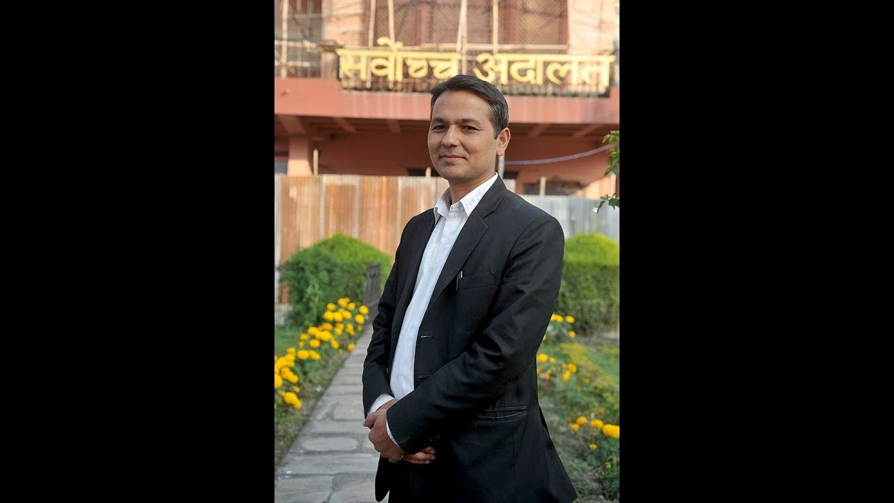 Nagarik Manch- Om Prakash Aryal, advocate with Shree Ram Paudel