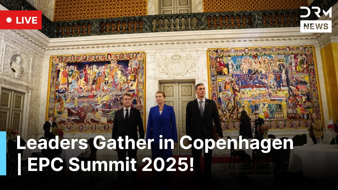 LIVE: European Political Community Arrives in Denmark | PM Mette Frederiksen Welcomes Leaders | AC1G