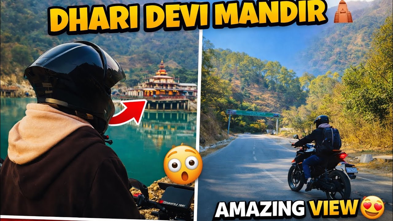 This Place is Magical 😍 | Dhari Devi Mandir Uttarakhand Bike Ride