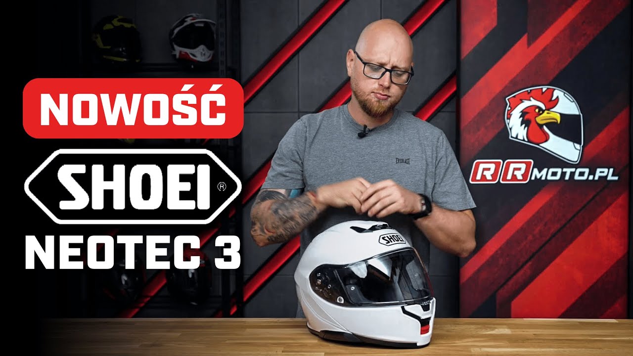 SHOEI NEOTEC 3 - następca kasku szczękowego Shoei Notec 2
