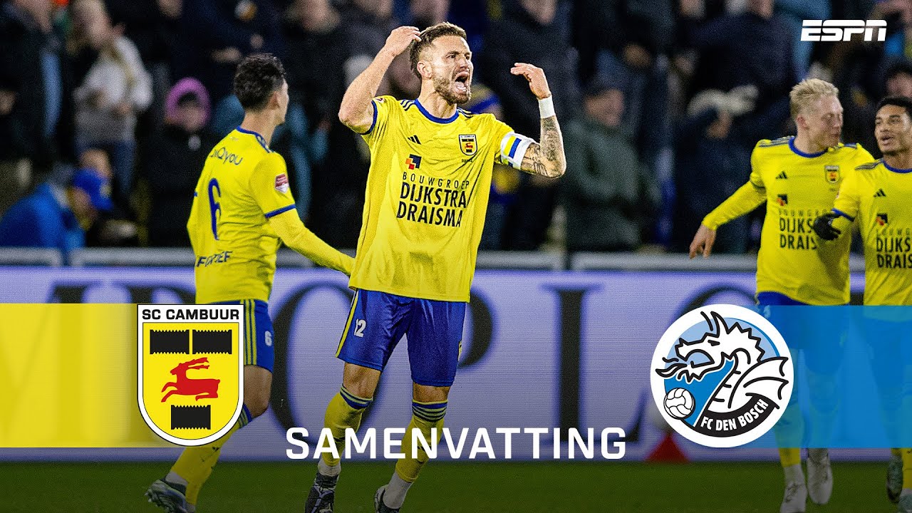 🎯 PRACHTIGE VRIJE TRAP & BESLISSING in LAATSTE 🔟 MINUTEN!⏱️ | Samenvatting SC Cambuur - FC Den Bosch