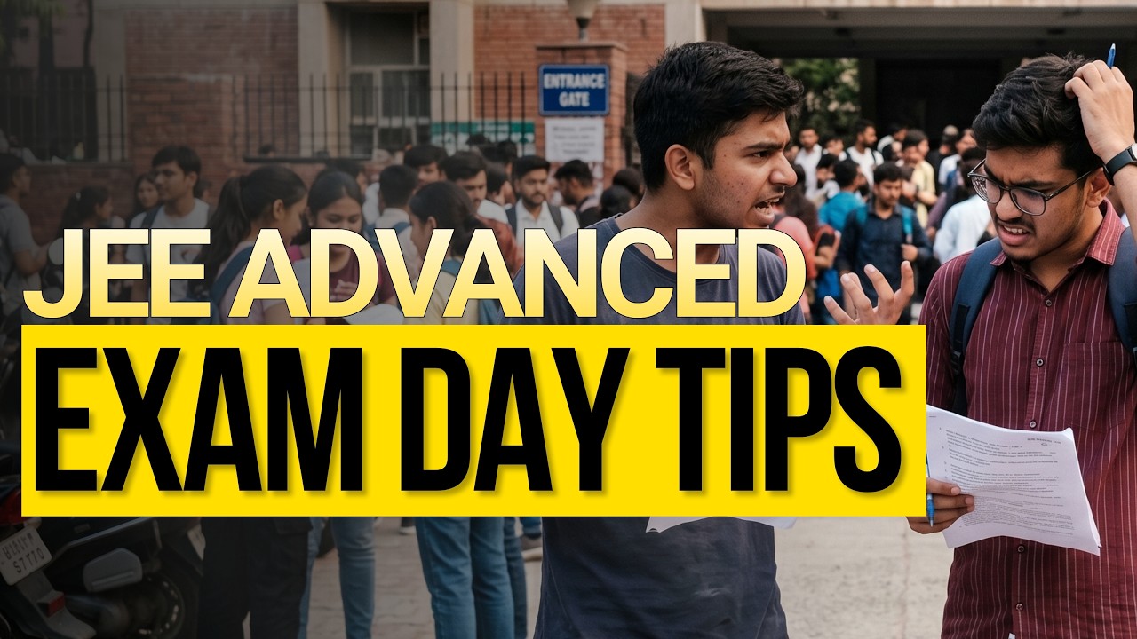 The Only JEE Advanced Exam Day Guide You Need To Watch (Avoid These!)