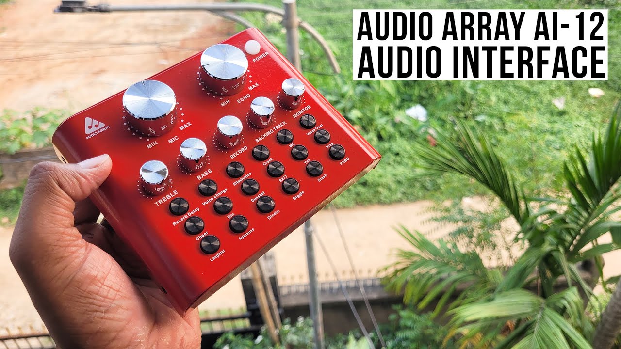 Audio Array AI-12 USB Audio Interface Unboxing and Review | Best Soundcard Under Rs 1300
