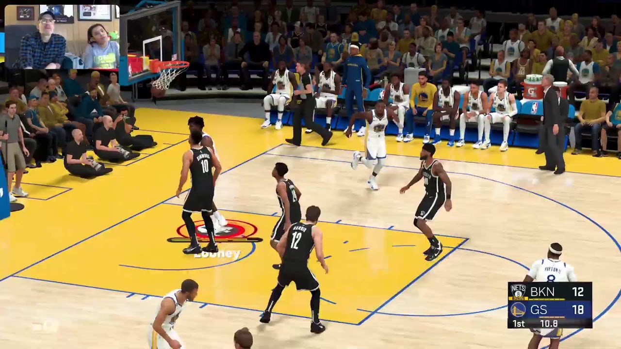 Son challenges Dad to play modern NBA2K game