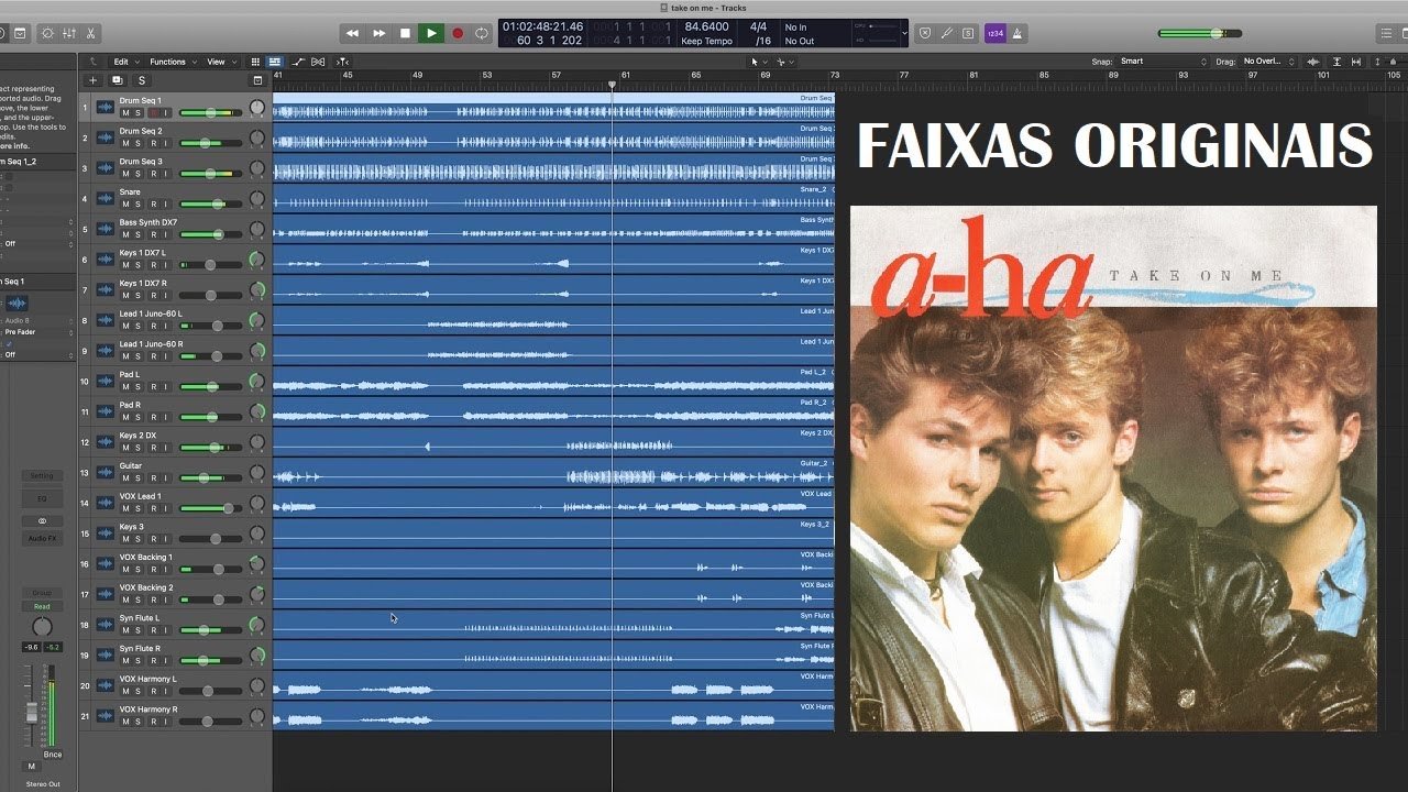 VS Multitrack Original da Banda A-Ha - Take on me