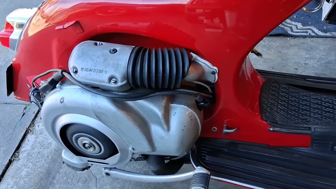 1966 Vespa SS180 post ride review. 