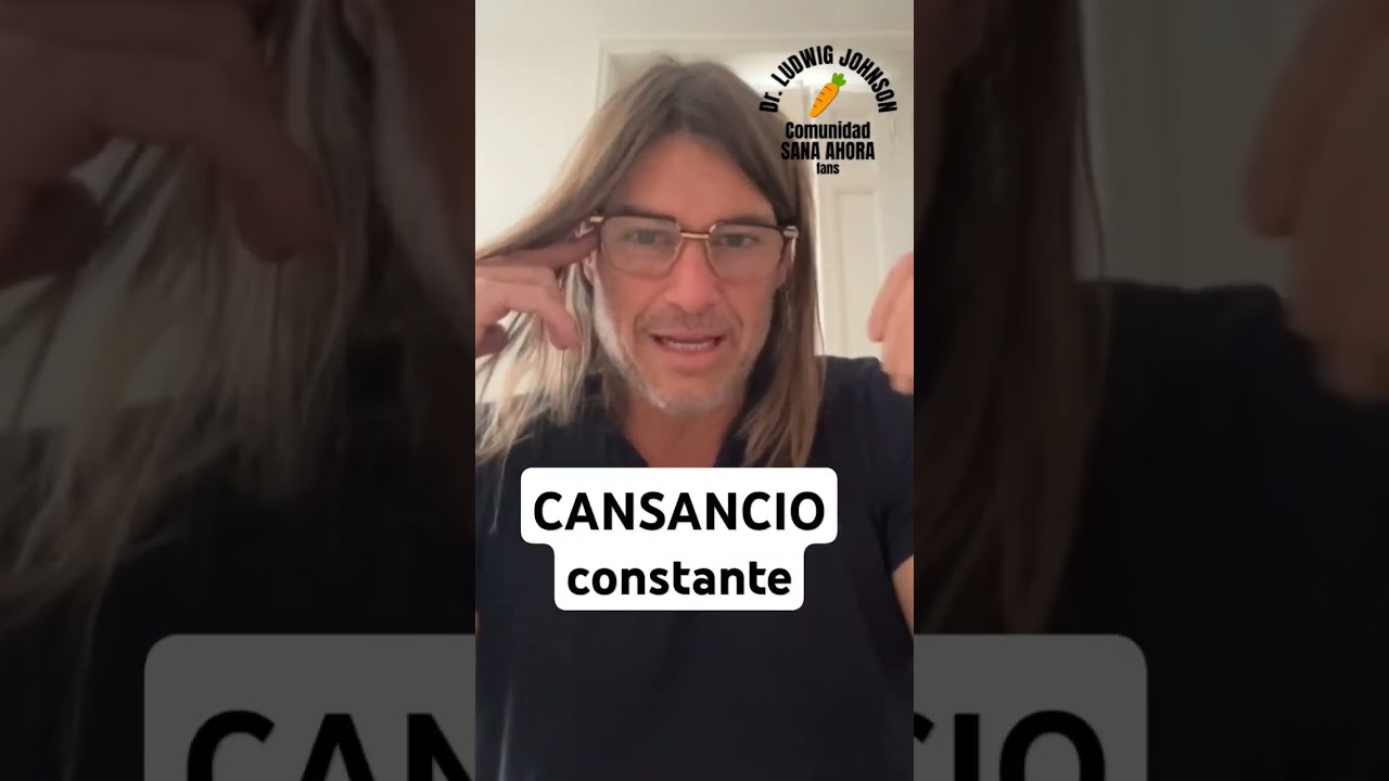 CANSANCIO | FATIGA CR&Oacute;NICA | Dr Ludwig Johnson #shorts #fatigacr&oacute;nica #ludwigjohnson