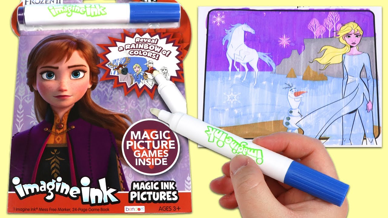 Fun Activities With The Disney Frozen Imagine Ink Book!