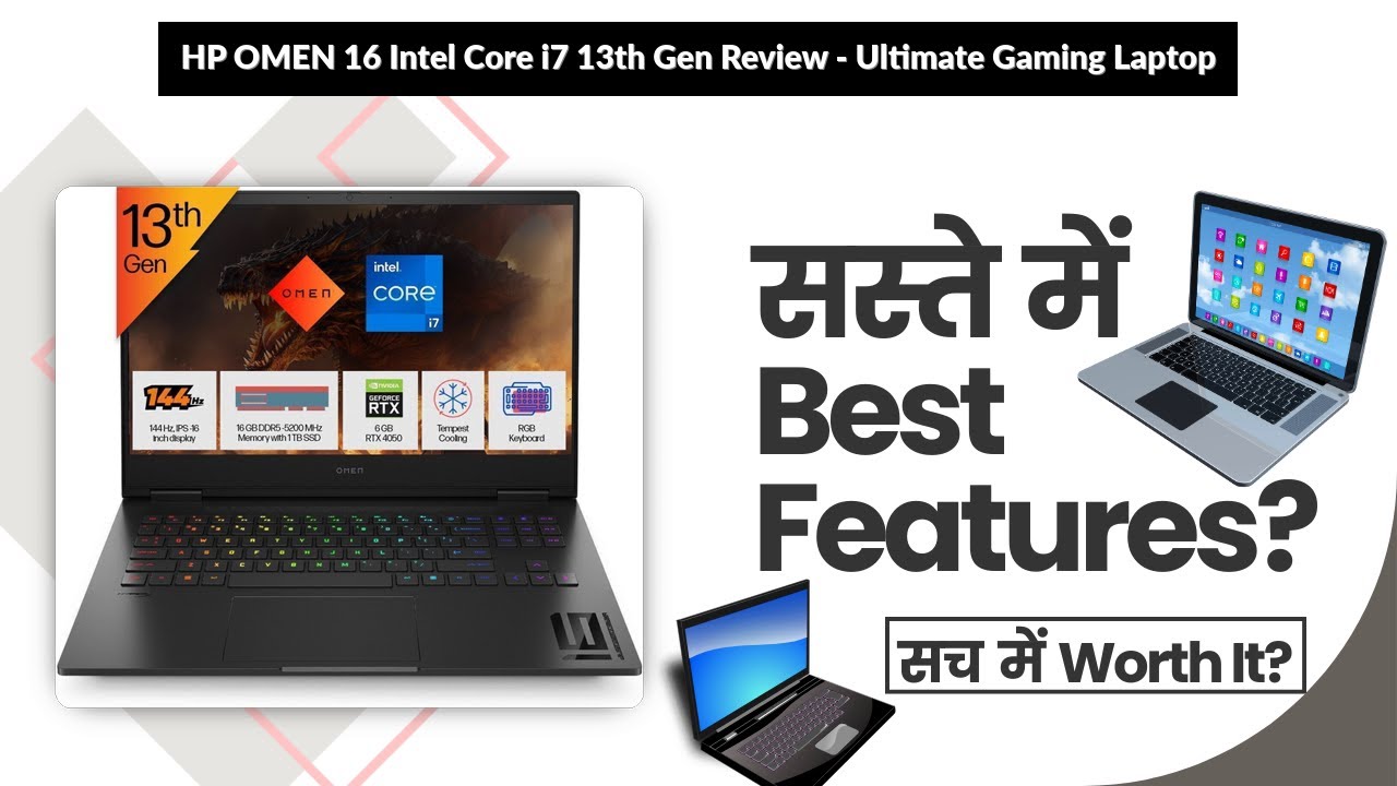 HP OMEN 16 Intel Core i7 13th Gen Review - Ultimate Gaming Laptop | Review in Hindi | Features