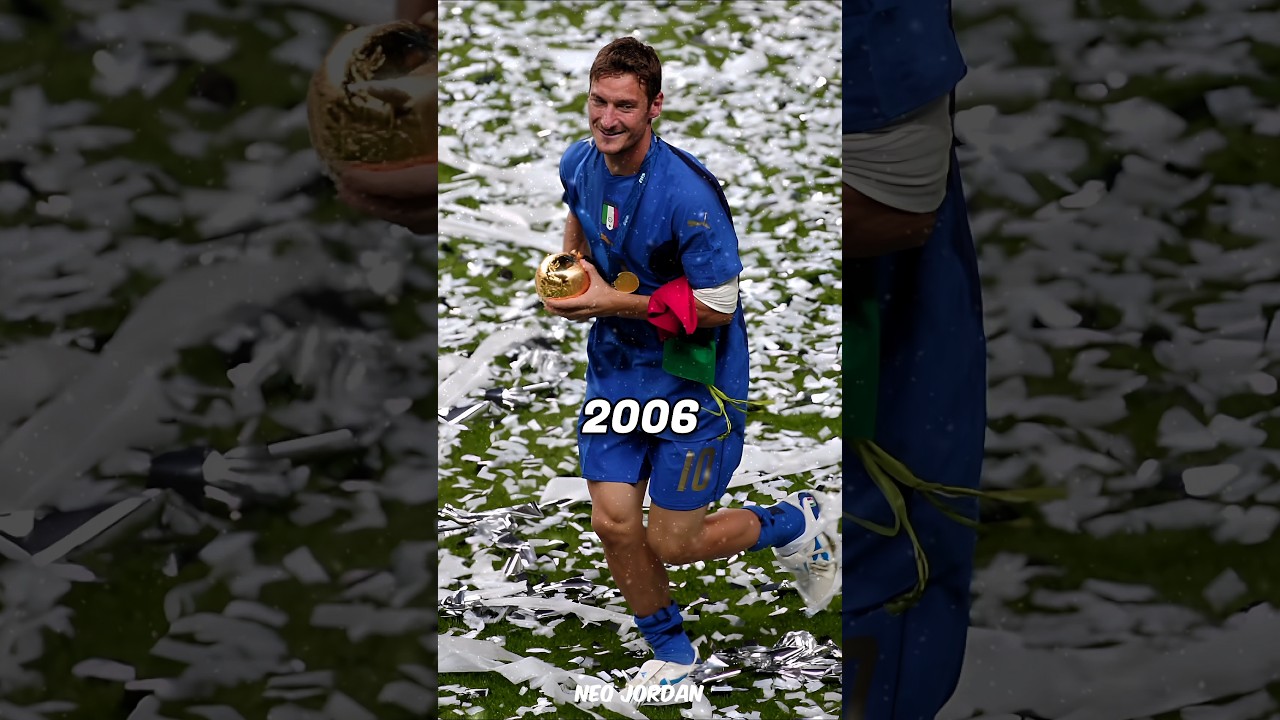 Evolution of Francesco Totti (1994 - 2025) 🇮🇹 #totti #goals #evolution #ballondor