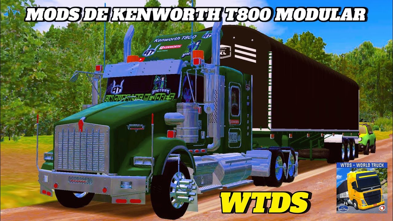 MODS DE KENWORTH T800 MODULAR | WORLD TRUCK DRIVING SIMULATOR 