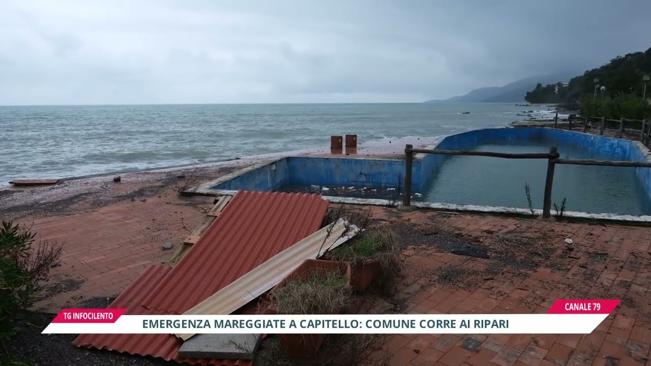 Emergenza mareggiate a Capitello: Comune corre ai ripari
