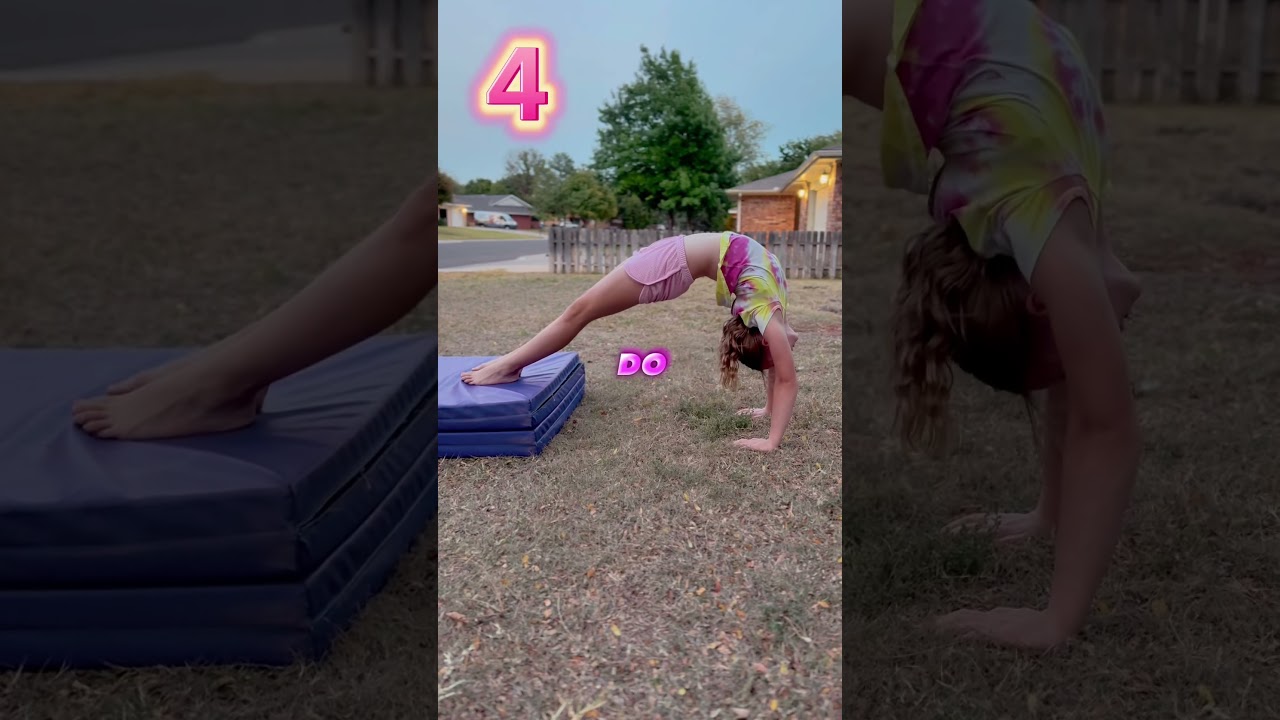 🤸 How To Do A Back Handspring (6 Simple Steps) #gymnastics #backhandspring