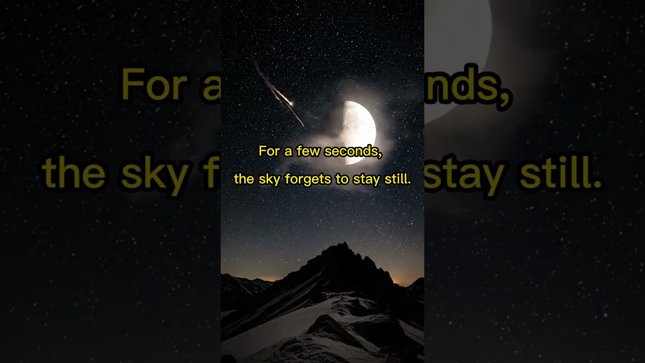 Leonid Meteor Shower 2025 in Moonlight | No Music Night Sky ASMR 🌙💫
