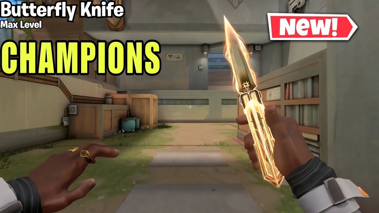 VALORANT CHAMPIONS 2025 Butterfly Knife in Game Showcase & Animations 