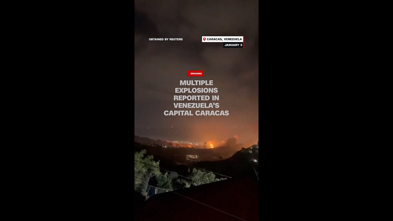 Multiple explosions reported in Venezuela&rsquo;s capital Caracas