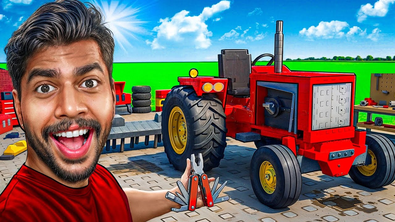 I Built The Biggest TRACTOR in Roblox!!