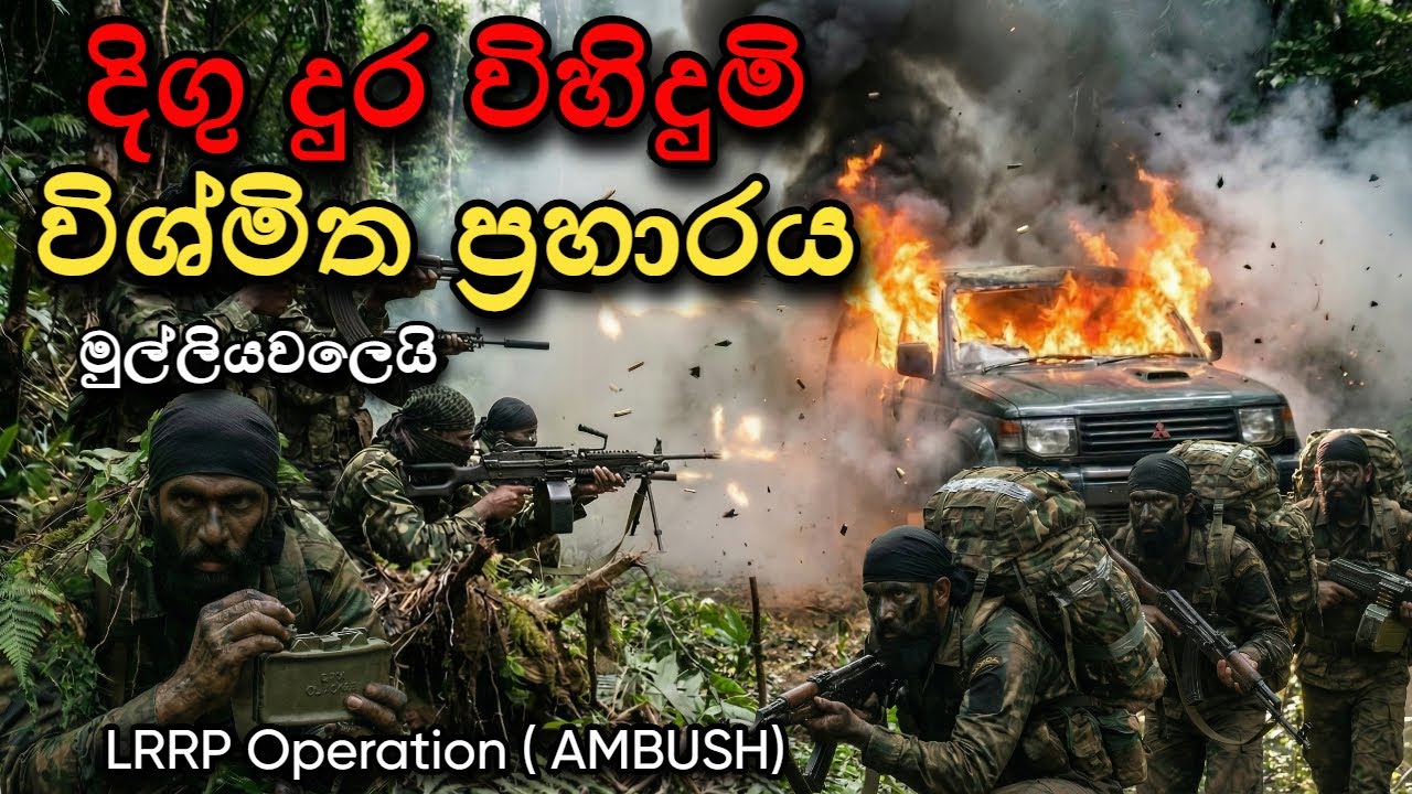 දිගු දුර විහිදුමි බළකායේ විශ්මිත ප්‍රහාරය | මුල්ලියවලෙයි | LRRP Operation ( AMBUSH)