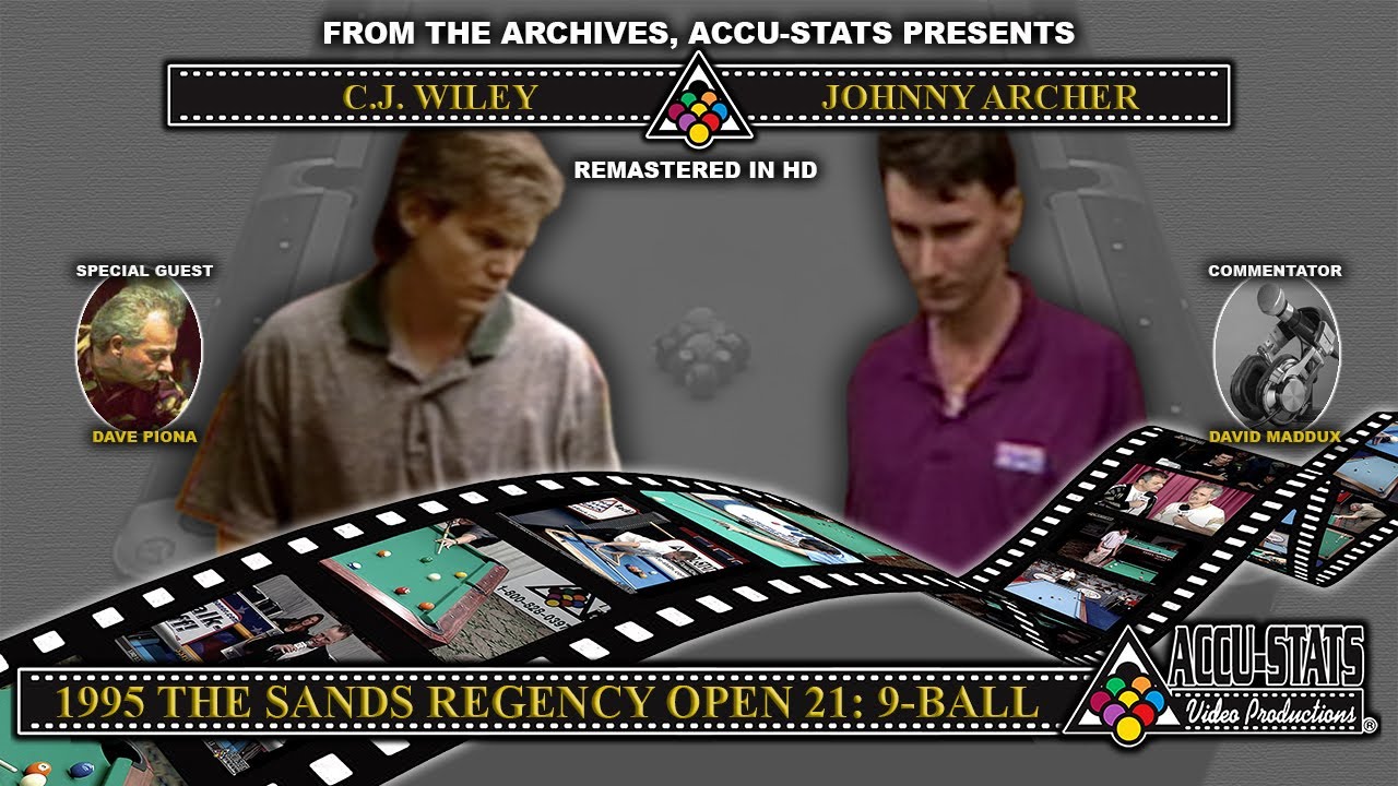 9-Ball - Джонни Арчер против Си Джей Уайли - Sands Regency Open XXI - июнь 1995 г.