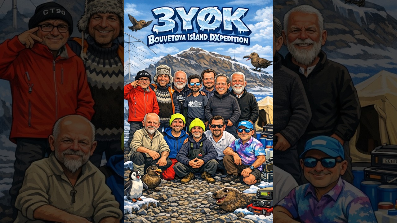 A Typical Day on Bouvet&oslash;ya ( Bouvet Island) l 3Y&Oslash;K Bouvet&oslash;ya DX-pedition