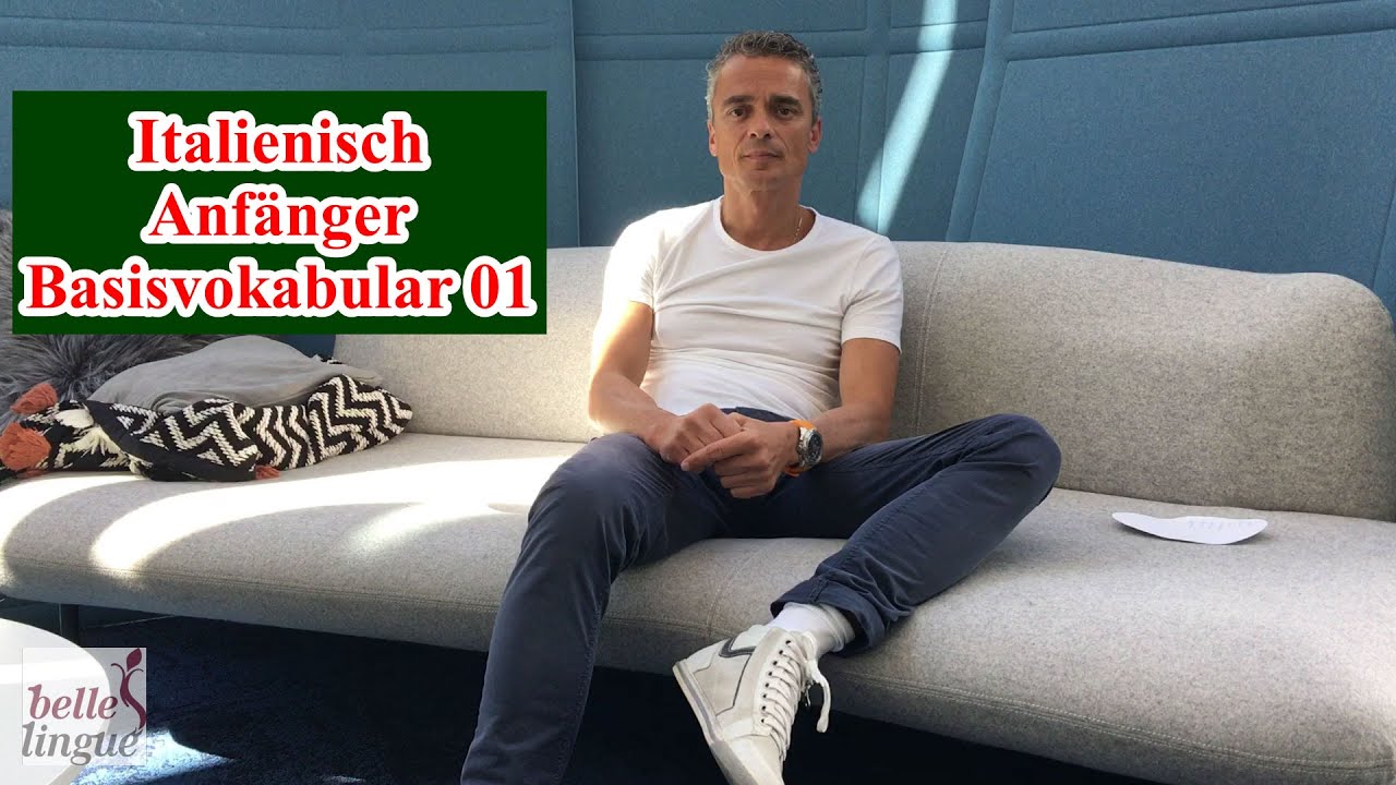 Italienisch lernen Video 03 Teil 1 - Italienisch wichtige Wörter - Vokabeln schnell lernen